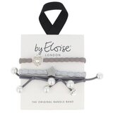 By Eloise London Bangle Set Shades of Grey gumice za kosu | shoptok.hr
