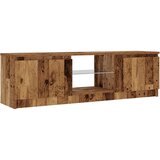 TV ormarić LED boja drva 120x30x36 cm konstruirano drvo | shoptok.hr