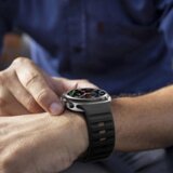  Silikonski pašček za uro Samsung Galaxy Watch Ultra 47 mm - črn | Shoptok.si
