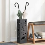  Stalak za kišobran s pohranom Crna 15,5 x 15,5 x 49 cm Metal | shoptok.hr