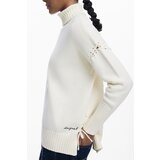 Desigual WOMEN&#39;S WHITE SWEATER | Shoptok.si