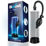 BOOST PUMP PSX04 - ručna pumpica za penis s mjernom skalom (prozirna) - 22 cm Cijene