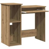vidaXL Radni stol s policama boja hrasta artisan 84x40x78 cm drveni | shoptok.hr