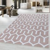 Ay Yildiz TKANA PREPROGA Costa 3524 Pink 200/290 cm tkano pink | Shoptok.si