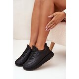 Big Star Women's Leather Sneakers On Platform | ePonuda.com