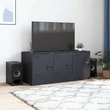 vidaXL TV ormarić antracit 99 x 39 x 44 cm čelični | shoptok.hr