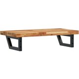 vidaXL Zidna polica za umivaonik od čelika i masivnog bagremovog drva | shoptok.hr