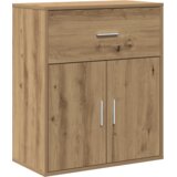 vidaXL Strani šal artisan hrast 60 x 31 x 70 cm Konstruiran les | Shoptok.si