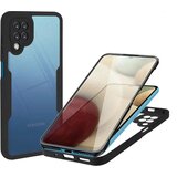 Techsuit ColorVerse 360 Series obostrana zaštitna maska za Samsung Galaxy A12 – crna | shoptok.hr