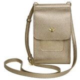 Fancy Metal Goods Ltd Alice Wheeler - Torba - Bloomsbury, Bronze, Crossbody phone Cene