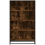 vidaXL Polica za knjige dimljeni hrast 80,5x35x139cm konstruirano drvo | shoptok.hr