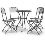  5-dijelni vrtni blagovaonski set ekspandirani metal antracit | shoptok.hr