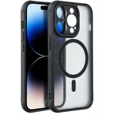 Matte Mag Cover maska kompatibilna s MagSafe za iPhone 13 Pro crna