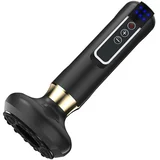 6-stopenjski polnilni električni masažni pripomoček Gua Sha - pametna vakuumska terapija Black, (5000136575)