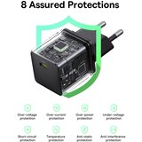 Baseus Zidni punjač Palm 30W 3A 1 x USB-C s USB-C kabelom crni | shoptok.hr