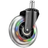 Deltaco Rainbow LED kolesa za igralne stole, Motion Powered Rainbow LED, 5 kosov | Shoptok.si