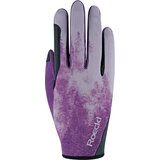 Roeckl Zimske jahalne rokavice WING, berry - 7,5 | Shoptok.si
