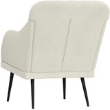  Fotelja krem 63 x 76 x 80 cm baršunasta | shoptok.hr