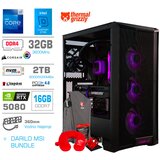 MEGA Računalnik TWR S10 i9-12900KF/RTX5080/32GB/2TB-4.0/1000W/Brez OS/črna RGB + Estetski napajalni kabli [Vijola / Črna], (22147462) | Shoptok.si