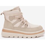 Boto Women's Ankle Boots Platform Light Beige Liorae | shoptok.hr