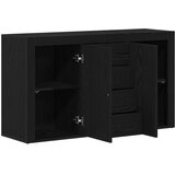  Kreveta Crni hrast 120 x 36 x 69 cm Konstruirano drvo | shoptok.hr