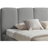 MID.YOU OBLAZINJENA POSTELJA 180 cm x 200 cm , les, umetna masa, tekstil, leseni material siva | Shoptok.si