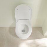 Villeroy & Boch viseča brezrobna WC školjka s počasnim zapiranjem AVENTO 5656 RS 01 White Alpin Cene