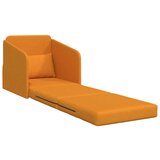 SOFA Tlačni kavč 2-v-1 Temno rumena 65x80x83 cm Tkanina, (22094423) | Shoptok.si