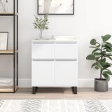  Komoda bijela 60 x 35 x 70 cm od konstruiranog drva | shoptok.hr