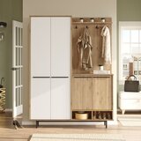 Hanah home OS1-SW oakwhite hall stand | ePonuda.com