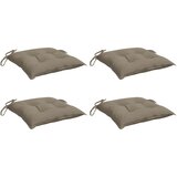  Jastuci za stolice 4 kom smeđesivi 40x40x7 cm od tkanine Oxford | shoptok.hr