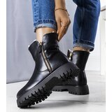 D/CEO Black patent leather strada boots | Shoptok.si