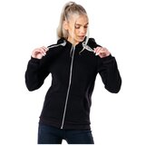 Justhype Ltd Športne jope in jakne Drawstring Zip Hoodie Črna Cene