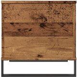vidaXL Klubska mizica starinski les 60x44,5x45 cm inženirski les | Shoptok.si