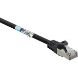 Renkforce RF-4732884 RJ45 omrežni kabel\, Patch kabel CAT 5e F/UTP 5.00 m črna z zaščitnim zapornim zatičem 1 kos, (20418864) | Shoptok.si