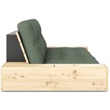 Karup Design Zelena raztegljiva sedežna garnitura 244 cm Base – | Shoptok.si