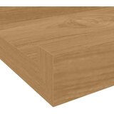  Polica na zidu 2 pcs Smeđa 115 x 9 x 3 cm Konstruirano drvo | shoptok.hr