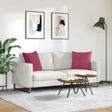 Jastučići za sofu 2 pcs Vinska crvena 50 x 50 cm | shoptok.hr