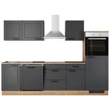 Flex-Well Kuhinjski Blok Z Aparati Romeo, Antracit, Barva Hrasta | Shoptok.si