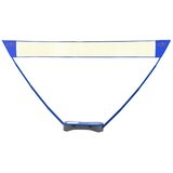  Zsb2 set 2u1 mreža za badminton + tenis + 2 rakete + 3 lopte + kovčeg nils | shoptok.hr