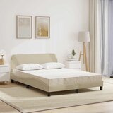  Krevet s madracem Dover krem 140x200 cm od tkanine | shoptok.hr