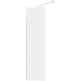  Kopalniška ogledalna omara z LED lučmi Bela 43 x 16 x 62.5 cm, (5000232815) | Shoptok.si