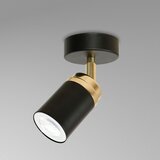 SPOT svetlo RENO 1xGU10/8W/230V crno/zlatno | Eponuda.com