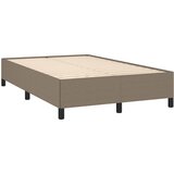  s oprugama i madracem smeđesivi 120 x 190 cm od tkanine | shoptok.hr