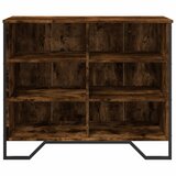  Komoda boja dimljenog hrasta 91x35,5x74,5 cm konstruirano drvo | shoptok.hr