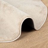  Tepisi Bež Poliester 80 x 150 cm Tepih Ovalni Moderni | shoptok.hr