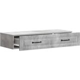 Stolna Stenska stranska miza Betonsko siva 87,5 x 34,5 x 17 cm, (5000232437) | Shoptok.si