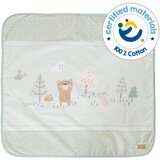 Roba Svetlo zelena otroška odeja iz mikropliša 80x80 cm Woodland Buddies – | Shoptok.si