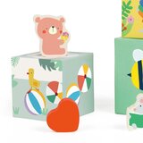 Classic World puzzle kocke kutija šumska piramida 10 kom. fsc | shoptok.hr