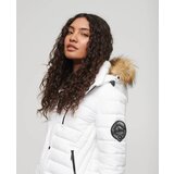 Superdry Zimska jakna 'Fuji' bež / črna / bela | Shoptok.si